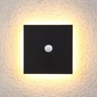 Fjorel Applique Murale Rond/Carré Moderne Noir/Blanc. Cour-Cielum