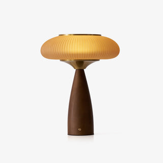Syleena Lampe de Table en Bois Scandinave
