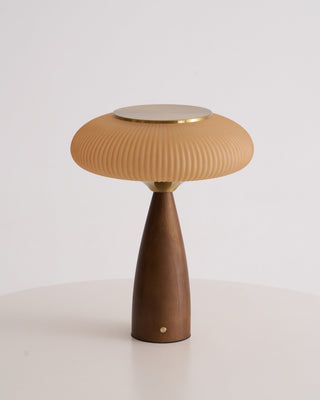 Syleena Lampe de Table en Bois Scandinave