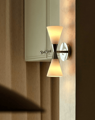 Cinch Double Cone Wall Sconce-Neutral Decor