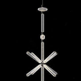 Solara Lampe à suspension en cristal cylindrique Cipher contemporaine