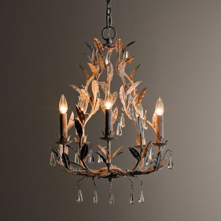 Sylvia Lustre en Verre Vintage