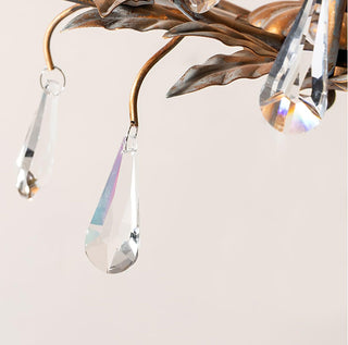 Sylvia Lustre en Verre Vintage