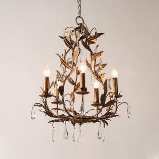Sylvia Lustre en Verre Vintage
