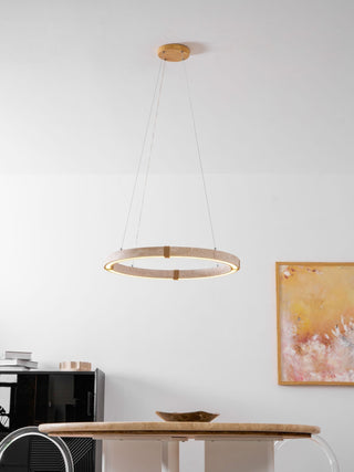 Alsilis Lustre Minimaliste en Travertin-Luire