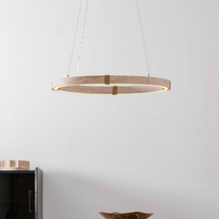 Alsilis Lustre Minimaliste en Travertin-Luire