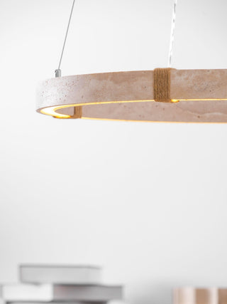 Alsilis Lustre Minimaliste en Travertin-Luire