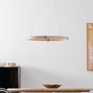 Alsilis Lustre Minimaliste en Travertin-Luire