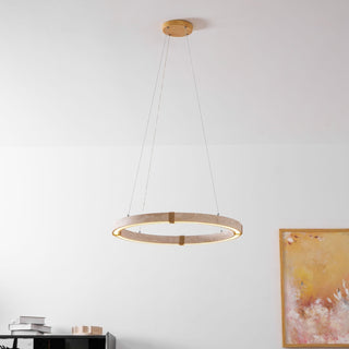 Alsilis Lustre Minimaliste en Travertin-Luire