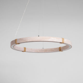 Alsilis Lustre Minimaliste en Travertin-Luire