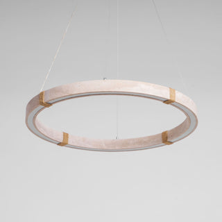 Alsilis Lustre Minimaliste en Travertin-Luire