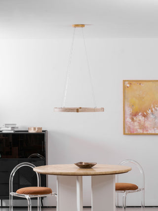 Alsilis Lustre Minimaliste en Travertin-Luire