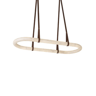 Vista Lustre Métal Albâtre Art Minimaliste Moderne-Luire