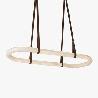 Vista Lustre Métal Albâtre Art Minimaliste Moderne-Luire