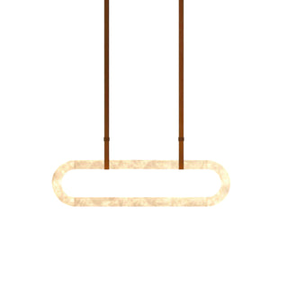 Vista Lustre Métal Albâtre Art Minimaliste Moderne-Luire