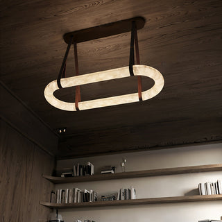 Nerina Albâtre Pendentif Lumière-Luire