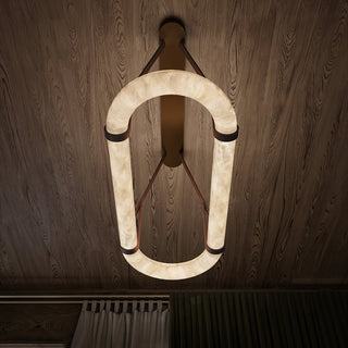 Nerina Albâtre Pendentif Lumière-Luire