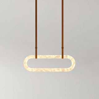 Nerina Albâtre Pendentif Lumière-Luire