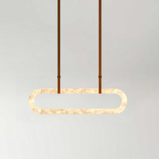 Nerina Albâtre Pendentif Lumière-Luire