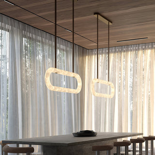 Nerina Albâtre Pendentif Lumière-Luire