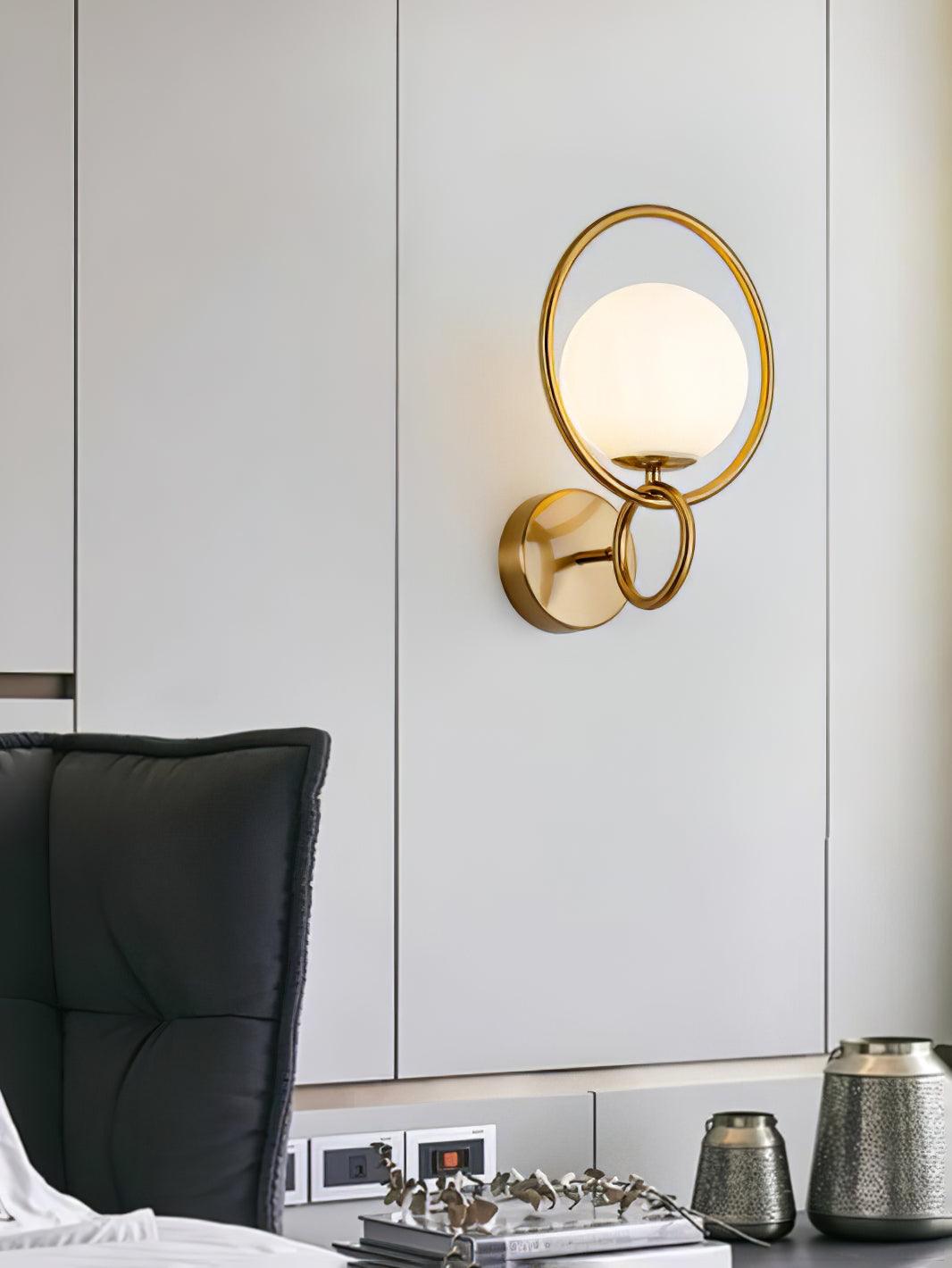 Wilelia Applique Murale Minimaliste en Verre