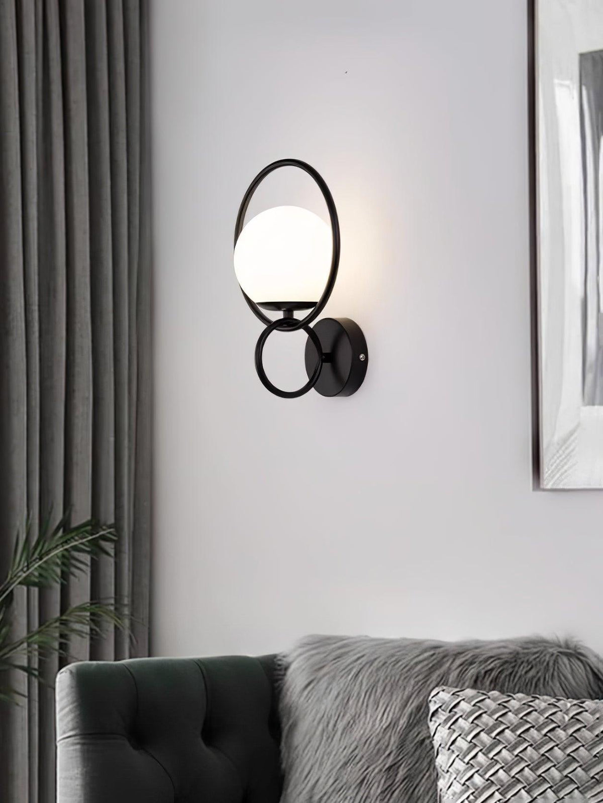Wilelia Applique Murale Minimaliste en Verre