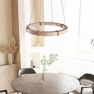 Alsilis Lustre Minimaliste en Travertin-Luire
