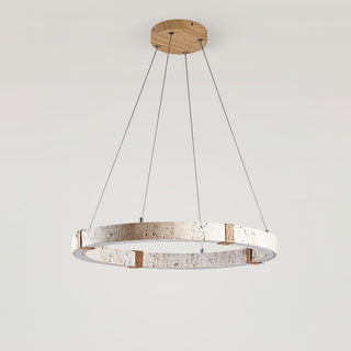 Alsilis Lustre Minimaliste en Travertin-Luire