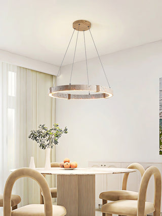 Alsilis Lustre Minimaliste en Travertin-Luire