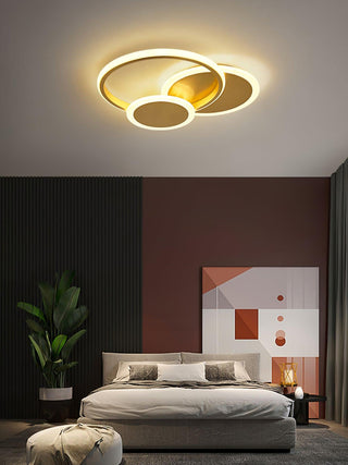 Veraee Lampe de Plafond LED Art Cercles