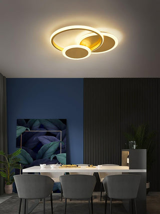 Veraee Lampe de Plafond LED Art Cercles