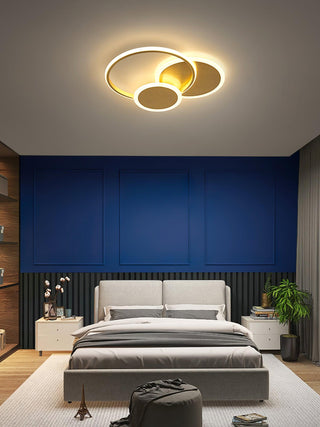 Veraee Lampe de Plafond LED Art Cercles