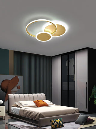 Veraee Lampe de Plafond LED Art Cercles