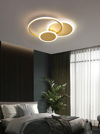 Veraee Lampe de Plafond LED Art Cercles