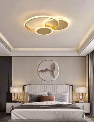 Veraee Lampe de Plafond LED Art Cercles