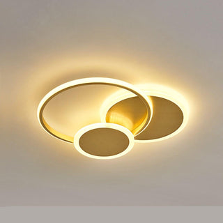 Veraee Lampe de Plafond LED Art Cercles