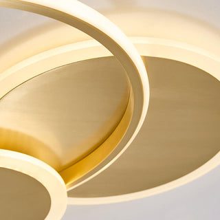 Veraee Lampe de Plafond LED Art Cercles