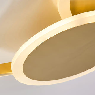 Veraee Lampe de Plafond LED Art Cercles