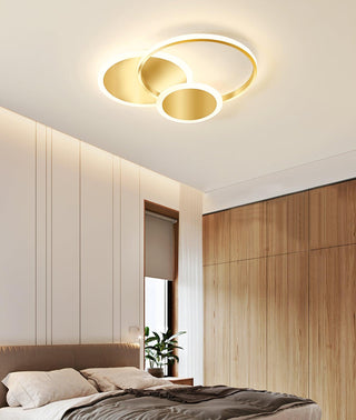 Veraee Lampe de Plafond LED Art Cercles