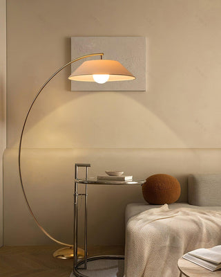 Veradin Lampadaire en Acier Et Tissu