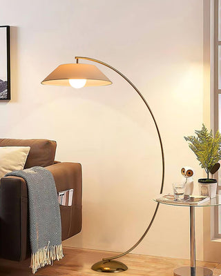 Veradin Lampadaire en Acier Et Tissu