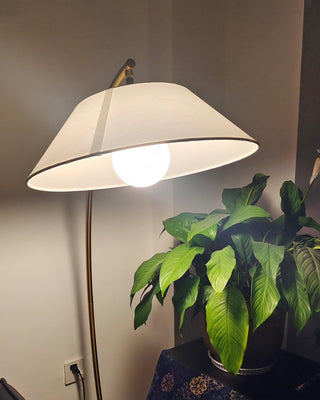 Veradin Lampadaire en Acier Et Tissu