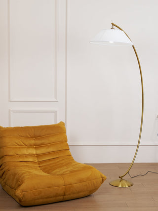 Veradin Lampadaire en Acier Et Tissu