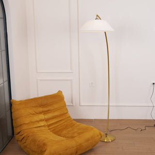 Veradin Lampadaire en Acier Et Tissu