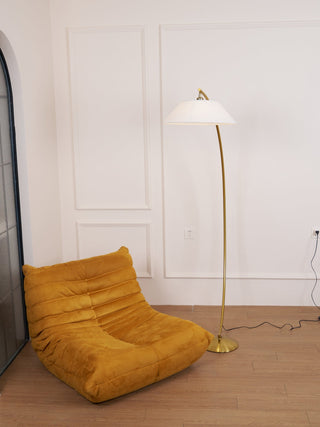 Veradin Lampadaire en Acier Et Tissu