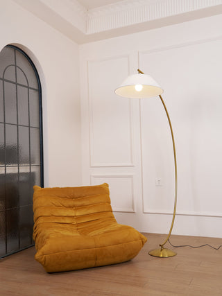 Veradin Lampadaire en Acier Et Tissu