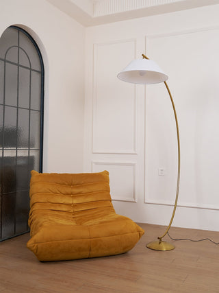 Veradin Lampadaire en Acier Et Tissu