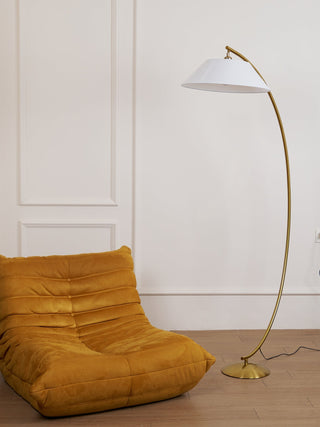Veradin Lampadaire en Acier Et Tissu