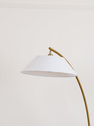 Veradin Lampadaire en Acier Et Tissu