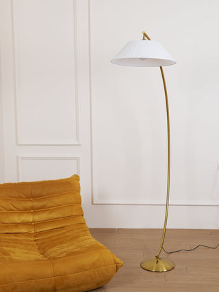 Veradin Lampadaire en Acier Et Tissu